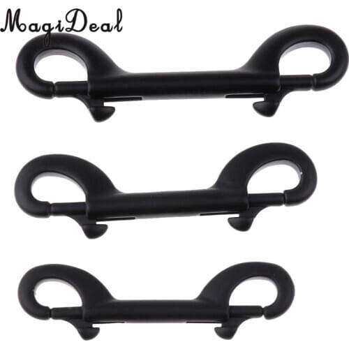 316 Stainless Steel Scuba Snorkeling Diving Stainless Steel Double Ended Bolt Snap Buckle Metal Clip 90mm Accessory