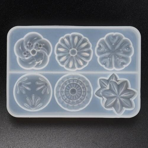 3D Cute Flower Chocolate Fondant Molds Dessert Cake Sugar Candy Mold DIY Bakeware Tools Cooking Accessories