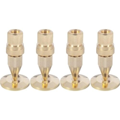 4 Pcs Speaker Spike Isolation Spikes Stand Foot HiFi Speaker Shockproof Cone Base Pads for Speaker Frame, DVD Player