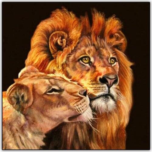 5d Diamond Painting Animals Picture Lion Lover Cross Stitch Kit Full Drill Square Round Diamand Painting Embroidery Accessoires
