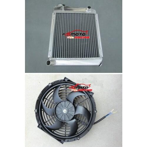 Alu Radiator + Shroud + Fan for 1959-1997 AUSTIN ROVER MINI 1275 GT 1960 1961 1962 1963 1964 1965 1966 67 68 69 70 71 72 73 74