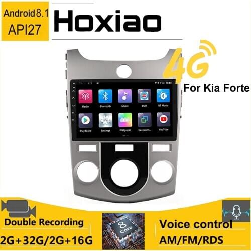 2 Din Radio Android Car Stereo GPS Bluetooth Kia Forte (MT) Cerato 2 TD 2008 2009 2010 2011 2012 2013 2G 16G Multimedia Player