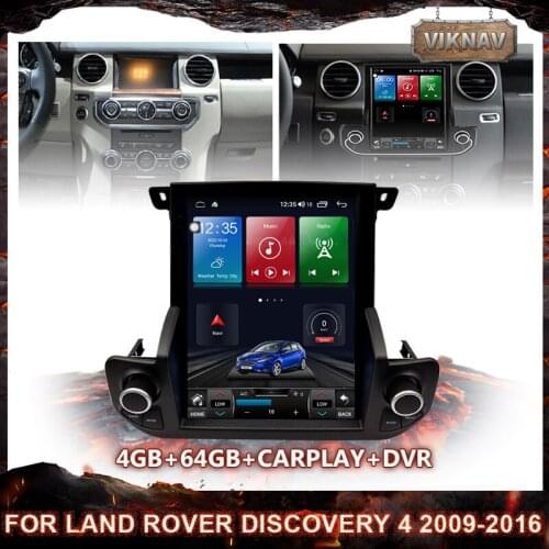 10.4 inch Car Radio Stereo Vertical Screen for Land Rover Discovery 4 2009-2016 Autoradio GPS Navigation Multimedia DVD player