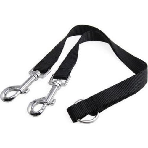 Nylon Coupler Double Dog Lead, 1 Leash Leads 2 Dogs