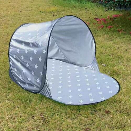 Single Leisure Sunscreen Tent Silver Coated Shade Shelter for Outdoors