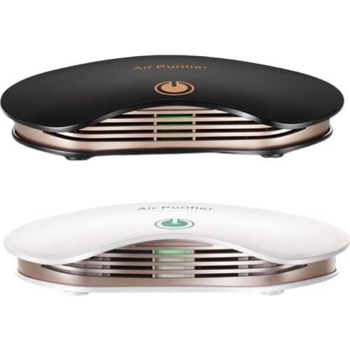 Portable Car Air Purifier Negative Ion Air Cleaner Ionizer with Filter Remove PM2.5 Formaldehyde for Home Office Desktop 28GC