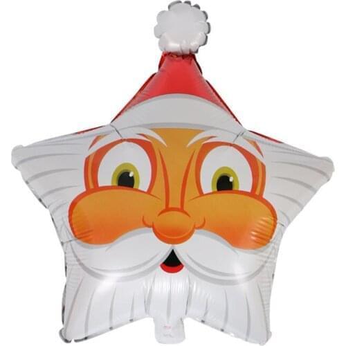 Santa Claus Christmas Balloon Foil Balloons Merry Christamas Inflate Ball Child Toy Party Gift christmas decorations for home