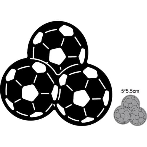 Football Border Dies New 2021 Metal Cutting Dies for DIY Scrapbooking Paper and Card Making Decorative Embossing Dies Craft dies