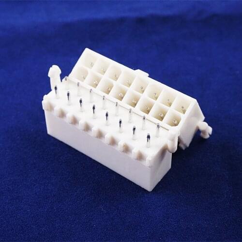 5pcs 2x8 Wafer 4.14 mm Male Header 16 position 0.163" Straight Through Hole Cross Mini Universal Mate-N-Lok 794068-0 Shrouded