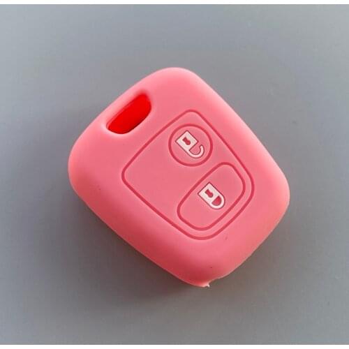 Silicone car key cover case for Citroen Berligo Xsara Saxo C1C2 C3 C4 C5 C8 Picasso For Peugeot 106 206 207 306 307 406 407 Key