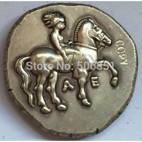 Type:#80 Greek COPY COINS Irregular size