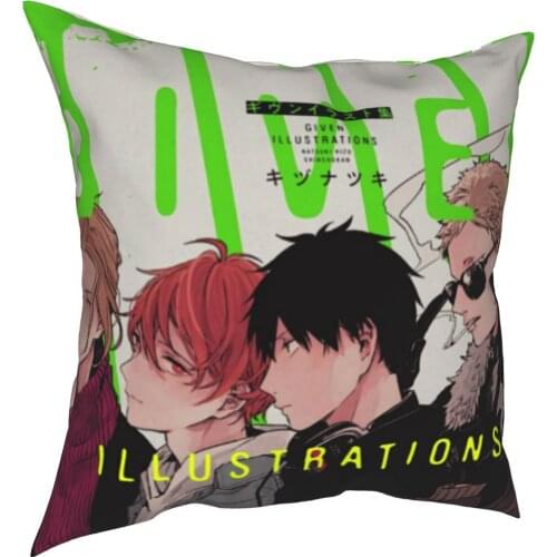 Given Pillowcase Printing Fabric Cushion Cover Decoration Anime Uenoyama Mafuyu Yaoi Ritsuka Music Pillow Case Cover Home Square