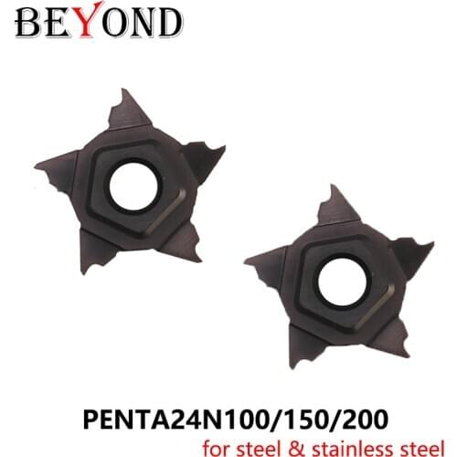 BEYOND PENTA24N100 PENTA24N150 PENTA24N200 BBM18 Carbide Cutting Inserts PENTA24N PENTA 100 150 200 for P M Turning Lathe Tools