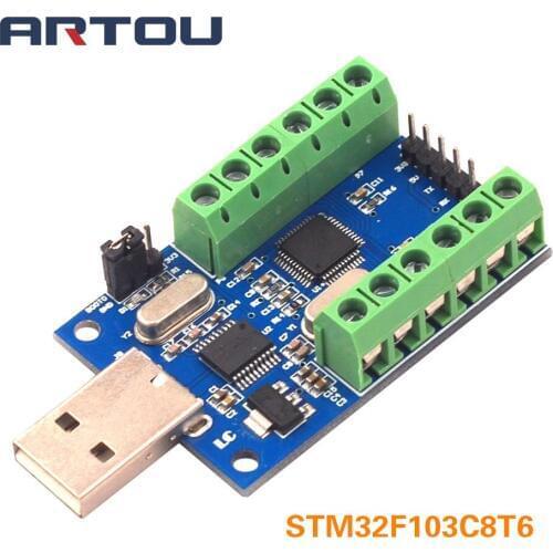 STM32F103C8T6 USB Interface 10 Channel 12Bit AD Sampling Data Acquisition STM32 UART Communication ADC Module