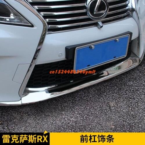 High-quality stainless steel Front Grille Around Trim Racing Grills Trim For Lexus RX270 RX350 RX450 Car-styling