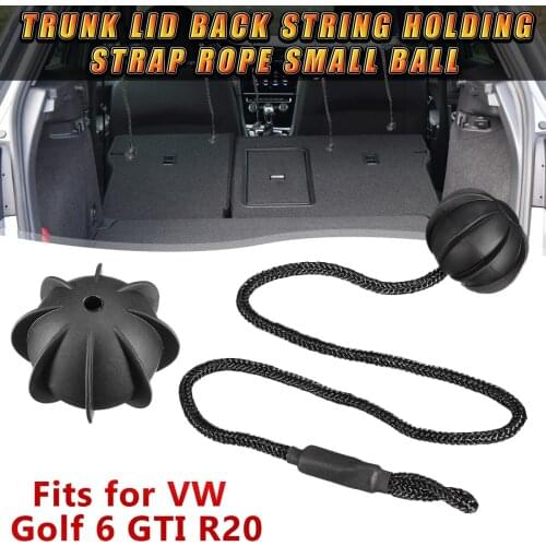 1Pc 1K6 863 447A Hatchback Parcel Shelves Trunk Lid Back Shelf String Holding Strap Rope SmallBall For VW Golf 6 GTI R20 MK5