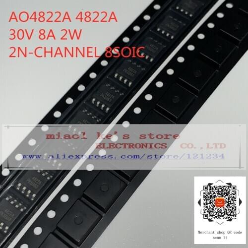[10pcs] AO4822 AO4822A AO4822L AO4822AL AO4828 AO4828L 4822 4822A 4822L 4822AL 4828 4828L - 100% New MOS field effect transistor