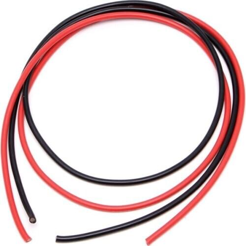 2021 New 10 AWG Gauge Wire Silicone Flexible Stranded Copper Cables For RC Black Red