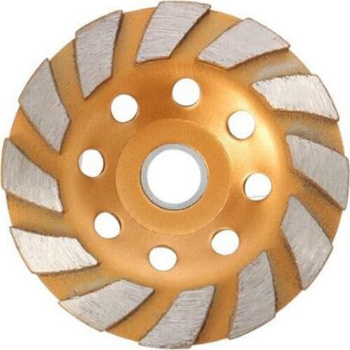 JINRUI Large agglomerate diamond grinding wheel sintered bowl grinding stone concrete cement waveform broad knife grinding wheel