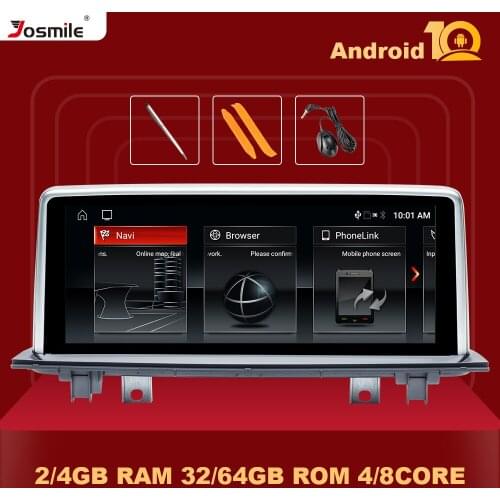 IPS Android 10 Car Radio Multimedia for BMW X1 F48 2016 2017 2018 NBT System GPS Navigation Glonass NODVD Head Unit Stereo Audio