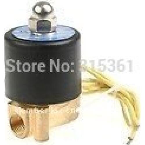 Free Shipping 5PCS 1/8'' Port Electric Solenoid Valve Brass AC 110-volt Air, Water,Oil 2W025-06