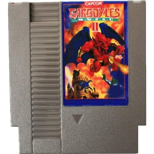 Free Shipping 72 Pins cartridge 8 Bit Game Card game card -Gargoyles Quest 2