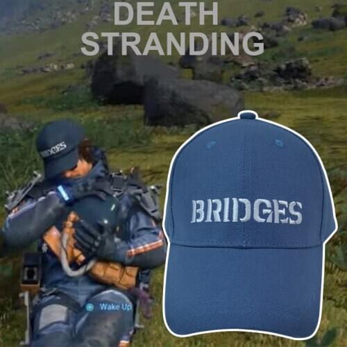 Game Death Stranding Hat Sam Bridges Embroidery Baseball Sun Hat Adjustable Cap Cosplay accessories hats caps for men