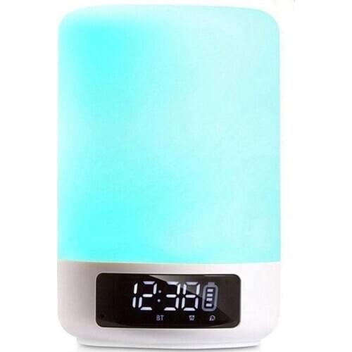 GTBL Bluetooth Speaker Lamp Color Changing Lamp Bedside Lamp Touch Control Lamp RGB & LED Kids Night Light Mode, Music Mood Li