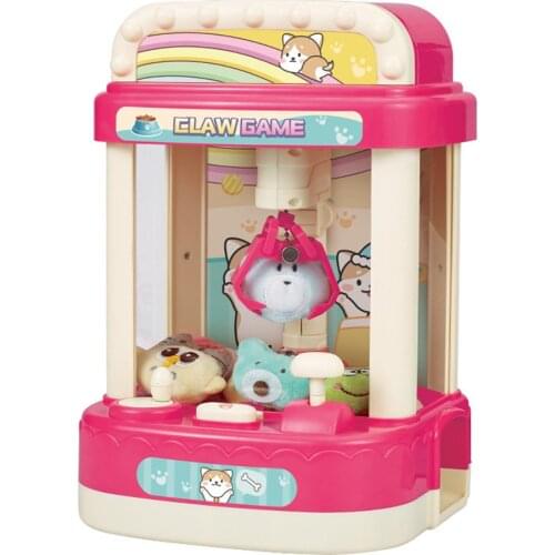Kids Arcade Console Mini Claw Machine Game With Joystick Toys Vending Machine Candy Grabber Plush Dolls Gifts For Children