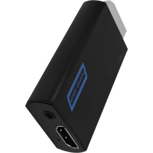 For Wii2HDMI-compatible Adapter 3.5mm Audio Wii to HDMI-compatible Adapter Converter Support 720P 1080P Video for HDTV Monitor