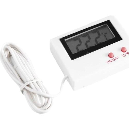 LCD Screen Thermometer Electronic Digital Temperature Tester Suitable For Fish Tank Aquarium Refrigerator Cold Storage