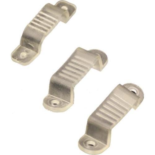 50 Pcs/lot Fixing Silicon Mounting Clips For 16-20mm 220V 2835 waterproof LED Strip Light Neon LED Tape