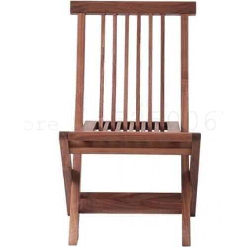 Are Both Good Su Mingyu Paragraph With Small Folding Stool Black Walnut Real Wood Children Chairs, Outdoor Garden