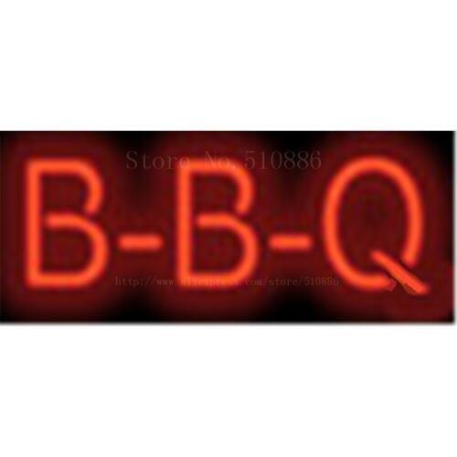 BBQ neon sign Handcrafted Light Bar Beer Pub Club signs Shop Store Business Signboard signage barbegue food17"x14"