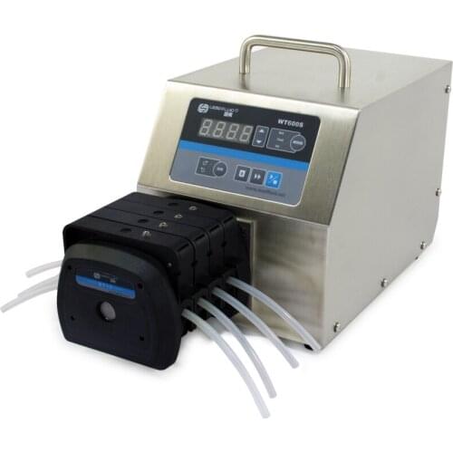 WT600S DT15-44 Big Flow rate Adjustable Peristaltic Pump Industrial Lab dosing Tubing Peristaltic Pump 14-1600ml/min