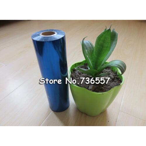 Blue Color Hot stamping foil paper leather cigarette box stamping machine foil paper 21cm width price