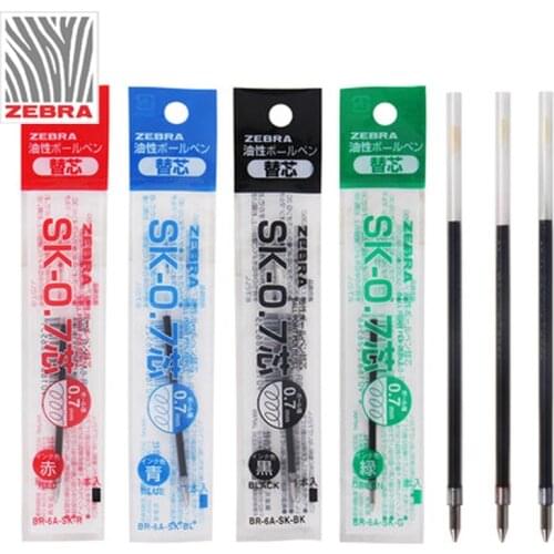 10pcs/lot Japan ZEBRA SK-0.7 ballpoint pen refill Multi-function refill 0.7mm for B4SA1