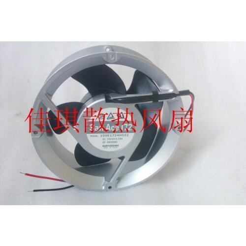 Sanyo Denki 109E1724H502 DC 24V 0.58A 172X172X51mm 2-wire Server Cooling Fan