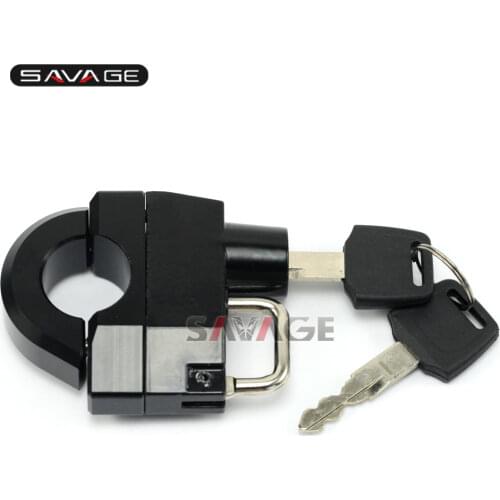 FOR HARLEY-DAVIDSON Roadster Street Softail Motorcycle 25mm Handlebars Helmet Lock Key Anti-thief Security Padlock Accessories