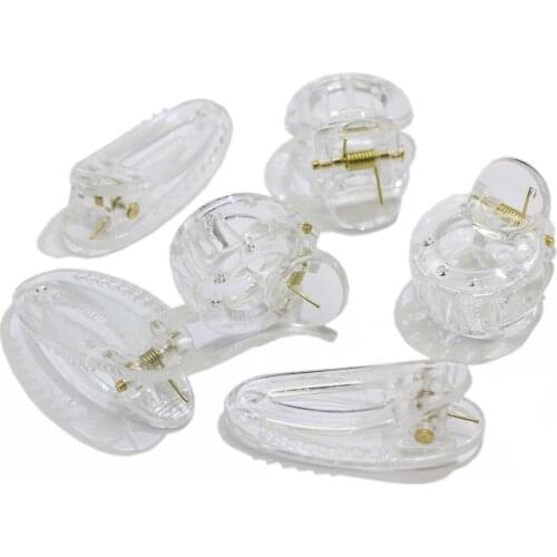 20/50/PCS Bulk Plastic Acrylic Clear Duckbill Alligator Barrettes Hairpins Grips Clamps Claws Hair Holder Clip For Wom