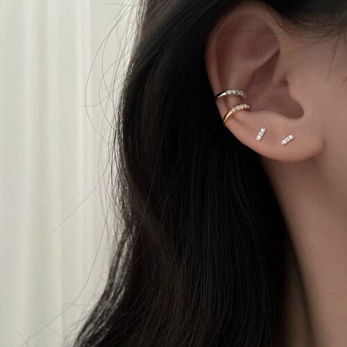 2021 new trend 1PC Punk Gold Ear Cuff Ear Clip for Women No Pierced Shape Geometric Small Earcuff Ear Wrap Earcuff Clips Jewelry