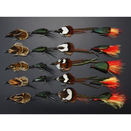 40Pcs Mrs. Simpson Flies Streamers Trout Fly Fishing Lures