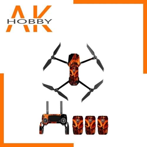 Sunnylife PVC Decorative Stickers Camouflage Skin For DJI MAVIC 2 PRO & ZOOM Cool Arms Decals Remote Controller Battery Wrap