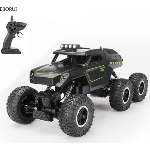 EBORUI D821 D823 D824 RC Car 2.4Ghz 6WD 1:14 RC Truck Monster All Terrain Controlled Climbing Car Vehicle Buggy Crawler Toy Gift