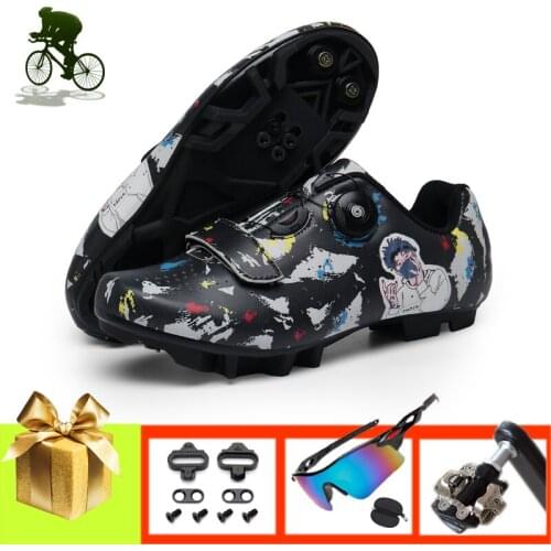 Cycling Shoes Mtb Men Women Wear-resistant Breathable Professional Mountain Bike Sneakers Outdoor Sports Riding Bicycle Shoes