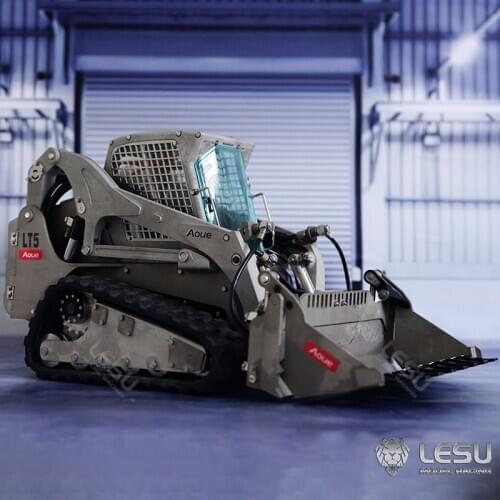 1/14 RC LESU Metal Hydraulic Aoue-LT5 Tracked Skid-Steer Loader DIY Model Lights Presell TH17187-SMT3