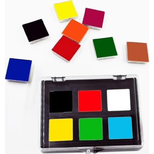 6 Colors Oil Face Painting Waterproof Non Toxic Body Art Painting Body Makeup Safe Paint Christmas Halloween Party Tools