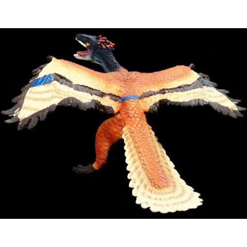 Jurassic world ancient biological dinosaur world model solid Archaeopteryx childrens toys gift ornaments