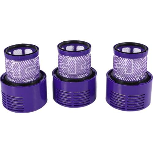 Washable Filter Unit For Dyson V10 Sv12 Cyclone Animal Absolute Total Clean Vacuum Cleaner (Pack Of 3)