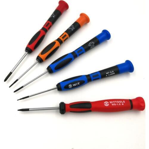 A Set 5 pcs Japan High Carbon Steel Magnetic Precision Screwdriver For Disassemble Iphone, Ipad, Apple Laptop Repair Tools Kit